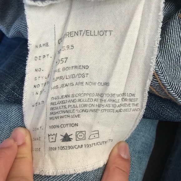 Current Elliott Loved Destroy Boyfriend Jeans - Picture 5 of 6